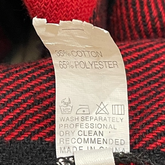 Women’s fleece open front vest size S buffalo plaid with pockets like new - Picture 4 of 6